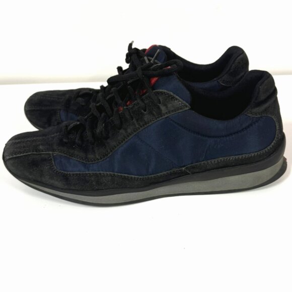 Vintage Prada sport Luna Rossa nylon mens sneakers  Size 8,5 - Picture 1 of 7